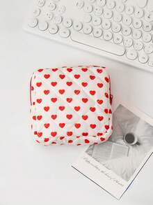 1个花卉卫生棉条收纳袋，便携式旅行包，零钱包，口红收纳袋。时尚化妆包，可收纳卫生巾和纸巾，适用于度假海滩、浴室收纳、卧室收纳，大容量 - 彩色 - 查看 27