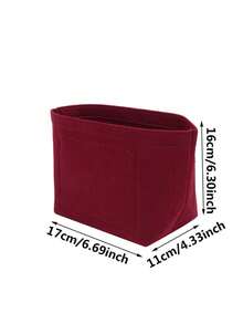 Multi Color Optional Inner Bag Water Bucket Bag Versatile Storage Felt Inner Bag (Zipper Randomly) Back To School Supplies Back To School Essentials - Multicolor - View 3