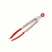 1 Piece Kitchen Tongs Set: Heavy Duty Stainless Steel With Non-Slip Grip - Perfect For Cooking And Barbecues!, Family Dinner Supplies, Party Supplies - Black - View 11