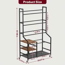 5 Tier Disc Golf Storage Rack - Black - View 4