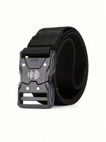 Men's Belt Tactical Belt, Military Hiking Gear "Nylon Mesh Work Belt With Heavy Quick Release Buckle.