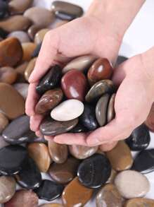 Pebles decorativos blancos adecuados para jardines y hogares - Piedra natural pulida de 2-3cm, adecuados como macetas de flores, jarrones, acuarios, peceras y decoraciones navideñas para interiores y exteriores. Muy adecuadoscomo piedra pavimentada para terrazas, balcones y jardines de patios.