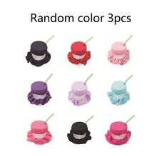 1/3/5/8pcs Nightclub Anti-Drugging Cup Lids, Bar Anti-Spiking Scrunchie Cup Covers, Nightclub Anti-Drugging Devices, Cute Sealed Coffee Cup Lids, Suitable For Bars, Clubs - Multicolor - View 10