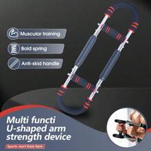 Twister Arm Trainer - Verstelbare weerstand arm- en borsttrainer, draagbare onderarmversterker met afneembaar ontwerp, Power Twister Bar voor thuisgym, buiten- en kantoortraining