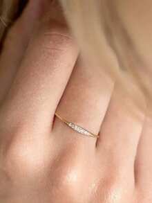 时尚戒指一件装，女士婚礼订婚派对首饰，情人节礼物 - 1# - 查看 4