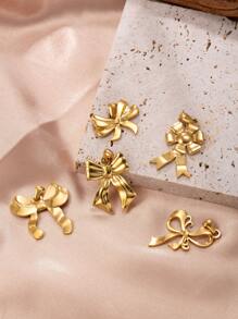 1 Stück 18k vergoldete Edelstahl Schmetterling Anhänger Halskette, eleganter Damen Alltags-/Partytragen, DIY Schmuckzubehör, Modeschmuckanhänger, bestes Geschenk für Freunde, Sommer Strandparty