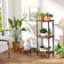 Mesas Para Jardín Mesa De Centro Mesa Auxiliar Apilable Mesa De Noche Buró Para Recámara Mesa Auxiliar Apilable - Granate - Ver 4