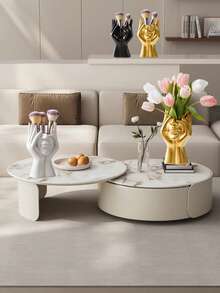 1pc Minimalist Female Beauty Face Makeup Brush Storage, Vase, Suitable For Home Decor, Bedroom Decor, The Best Christmas Gift