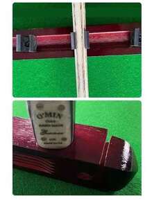 قطعة واحدة رف حائطي لأعواد البلياردو ب- 6 فتحات، اكسسوارات البلياردو