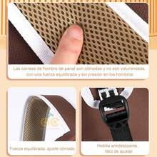 Mochila escolar, mochila escolar con dibujo de carpincho, mochila multifuncional, mochila escolar grande con carpincho, bolsa de viaje de gran capacidad, mochila impermeable, mochila para exteriores, bolsa de almacenamiento, bolsa de viaje, mochila ligera informal, mochila impermeable informal para portátil, bolsa de viaje informal para portátil con bandolera en forma de S, diseño de animal lindo, suministros de almacenamiento, suministros de viaje, adecuada para la escuela, el trabajo, viajes (marrón, rosa) - Marrón - Ver 3