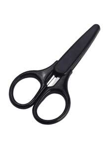 1pc Crafting Scissors - With Protective Cover, Tailoring Shears Suitable For Embroidery And Delicate Paper Cutting, Ideal For Handicrafts, DIY And Daily Use - Great For School, Office And Travel - Multicolor - View 13