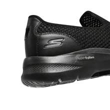 Skechers 男式 GO WALK 6 一脚蹬休闲步行鞋，894186 - 全黑色 - 查看 5