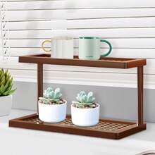 2-Layer Bathroom & Kitchen Countertop Organizer, 2-Tier Cosmetic/Perfume Storage Rack, Bathroom Organizers And Storage,Space-Saving Shelf,Makeup Organizer - Multicolor - View 5