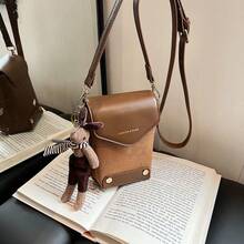 Women Shoulder Bags - 咖色五掛件 - 查看 6