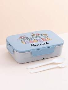 1 szt. Dostosowana nazwa: Lunch Box podróżny, Pokryty pojemnik bento, Szczelna torba na lunch, Przenośny stojak na śniadanie, Spersonalizowana zastawa stołowa DIY, Akcesoria kuchenne i jadalne na kempingu, Spersonalizowany wzór dla nauczyciela, Prezent dla nauczyciela, Codzienne użytkowanie, Festiwale, Powrót do szkoły, Wakacje, Studenci, Codzienne przechowywanie, Spersonalizowane pudełko na prezent, Nadaje się na wesela, podróże i powrót do szkoły - Wielokolorowe - Zobacz 10