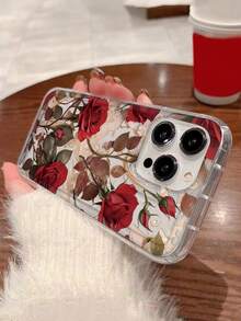 Ốp lưng điện thoại cỡ lớn in hình hoa hồng trong suốt, tương thích với iPhone 16/11/12/13/14/15/15 Pro/15 Plus/15 Pro Max/7 Plus/8 Plus/X/Xs Max/Xr/11 Pro/12 Pro/13 Pro/14 Pro/12 Mini/13 Mini/11 Pro Max/12 Pro Max/13 Pro Max/14 Pro Max/14 Plus/6/6s/6 Plus/7/8/16 Pro/16 Plus/16 Pro Max/SE, và Galaxy A54/A14/A12/A13/A15/A32/A33/A24/A52S/S20/S21/S22/S23/S24/S23 Plus/S24 Ultra/S25/A15/A33/A23, chống nước, chống sốc, chống rơi. Chống trầy xước. Phiên bản quốc tế, không phải phiên bản nội địa. - Nhiều màu - Xem 5