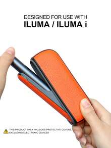 Projetado Para Iqos Iluma Capa De Proteção Contra Quedas Adequada Para Iqos Iluma I Capa Protetora Para Decoração, Acessórios De Moda, Presente De Pu, Totalmente Protegida, Absorvente De Choque, Antiderrapante Presente, Totalmente Protegida, Absorvente De Choque, Antiderrapante