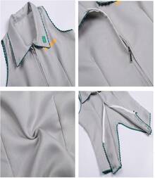 Anime Cosplay Costume Full Set For Women, Top And Skirt Halloween Outfit, Cute Character Dress Up - Gray - 查看 10