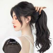 LYSW 3片装波浪卷发夹式接发片，统一款式，长款假发片，卷发蓬松接发片，隐形马尾夹式接发片，大波浪卷发接发片 HA2722，发爪夹，发爪，发夹，发卡，发夹，学生用品，发饰，头部饰品，女士发饰，发卡 - 彩色 - 查看 5