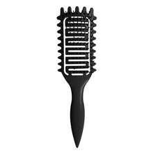 Asymmetrical Curly Shaping Hair Brush, Define & Fluff Hair, Scalp Massage, Detangle Comb - Multicolor - View 14