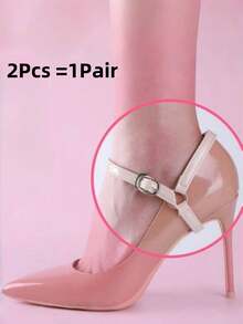 2 Cái/Cặp Dây Giày Gót Cao Chống Rơi Hình Tam Giác Cho Nữ Giày Cao Gót Khóa Giày Không Cần Lắp Đặt Thời Trang Và Thiết Thực - Nhiều màu - Xem 13