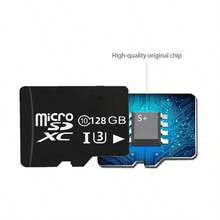 32GB/64GB/128GB U3 Mini SD Card Class 10 TF Flash Memory Card Micro TF SD Card Storage Card Compatible With Phones, Computers, Headphones, Speakers, HD Cameras, PSP, SD Adapter - Black - View 5