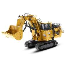 1:87 Caterpillar 6060FS Hydraulic Mining Shovel - Diecast Masters - High Line - 85650 - 芥末黃 - 查看 2