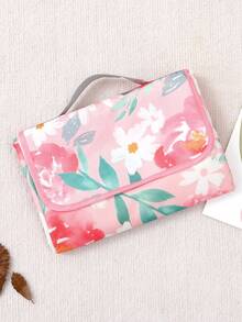 1 件装防溅垫，适用于地板、高脚椅下、防水、可机洗婴儿喂食桌布、便携式野餐垫