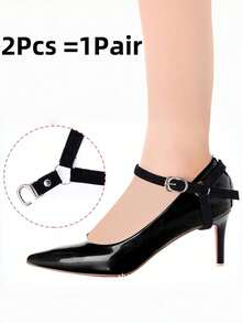 2 Cái/Cặp Dây Giày Gót Cao Chống Rơi Hình Tam Giác Cho Nữ Giày Cao Gót Khóa Giày Không Cần Lắp Đặt Thời Trang Và Thiết Thực - Nhiều màu - Xem 10