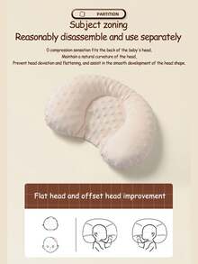 1 pieza Almohadilla para cochecito de bebé, cojín de asiento con lunares de felpa para todas las estaciones, accesorio para cochecito, ayuda para caminar y colchoneta para dormir para el carrito de bebé - Multicolor - Ver 7