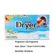 iDestry Dryer Sheets Bulk Natural Fabric Softener Plant Lavender Floral Fragrance, Coconut Fragrance Laundry Softener Naturally Pet Clothing Cleaning Aromatherapy Tablets - Multicolor - View 13