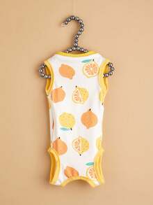 柔软薄款四腿猫咪绝育手术服，幼猫断奶服，保暖防舔 - 彩色 - 查看 7