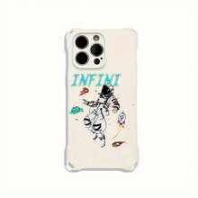 Funda para teléfono 1 pieza Una elegante correa para el hombro tipo bandolera, patrón Correa para el hombro tipo bandolera Correa de mano anticaída de cuatro esquinas Funda protectora para teléfono móvil Puede colgarse hacia atrás Funda para teléfono móvil suave adecuada para la serie 12 13 14 15 16 Pro Pro Plus - - Colores mixtos 1 - Ver 2