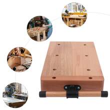Woodworking Bench Vise With 4 Bench Dogs And 2 Clips Wood Bench Vises Kit For Garage Studios - gỗ - Xem 2