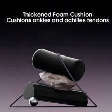 Sit-up bar vloer, draagbare sit-up trainingsapparatuur met 2 sterke zuignappen en verstelbare voetsteun, Abs Master Assistant-apparaat voor thuistraining met massagerol, fitnessaccessoires