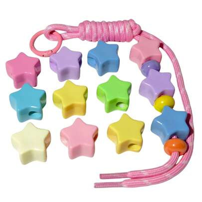 5pcs Minimalist Acrylic Large Hole Spring Color Heart Decor DIY Keychain, Jewelry, Festival Gift