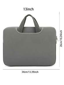 1 件简约轻便大容量笔记本电脑斜挎包，适合 11 英寸/13 英寸/14 英寸笔记本电脑、平板电脑、硬盘、充电器、旅行友好型电脑手提包，适合返校学校用品包，适合学校工作笔记本电脑包，适合女士 Mac Book Casemacbook Case 大学必备笔记本电脑内胆包 - 彩色 - 查看 23