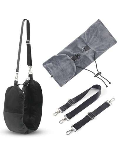 Multifunctional U-Shaped Travel Pillow, Filled With Soft Plush, Can Be Used As Pillow, Neck Pillow, Storage Bag, Travel Bag, Airplane Pillow, Portable And Comfortable, Suitable For Airplane, Train, Car, Business Travel, Outdoor Camping, Napping. Washable Head Pillow