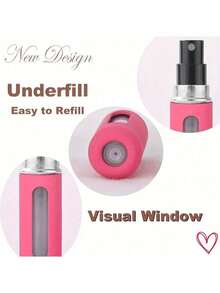 1 cái/3 cái/6 cái Chai đựng nước hoa du lịch Macaron có thể nạp lại, Bình xịt mini rỗng, Chai xịt cầm tay đựng nước hoa du lịch thiết yếu cho kỳ nghỉ lễ Chai đựng nước hoa du lịch có thể nạp lại - Nhiều màu - Xem 3