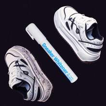 OPP Beutel Weiß Schuh Reiniger: Auffrischungsmarker, Premium Mittelsohlen-Marker und präziser weißer Marker für Leder, Segeltuch, Vinyl, Nylon und mehr