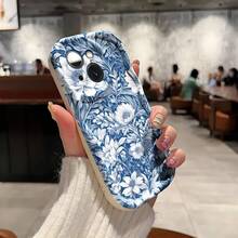 Funda para teléfono (1 unidad) azul. Elegante y única funda con diseño ondulado 3D. Fundas para celular de moda para phone 11, 12, 13, 14, 15, 16 Plus, Pro, Promax, XSMAX, XS/X. Diseño ondulado electrochapado. Alta gama, calidad superior. - Blanco marfil - Ver 2