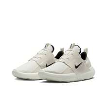 Nike Zapatos casuales de corte bajo cómodos y transpirables de la serie E, hombres, blanco y negro - Blanco y negro - Ver 3