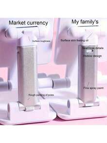 Soporte para teléfono móvil, soporte de escritorio de aluminio ajustable para teléfonos móviles, accesorios para teléfonos, soportes para teléfonos, artículos esenciales para volver a la escuela, estudiantes universitarios que regresan a la escuela y dormitorios.