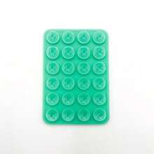 48pcs Double-Sided Silicone Suction Cup Phone Stand, Minimalist Suction Cup Sticker Non-Slip Phone Case Portable Detachable Phone Holder, Square Anti-Drop Phone Suction Cup Stand, Halloween Gift