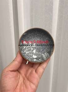 4件/6件/8件/108件陶瓷调味碟，花卉陶瓷调味碟，酱汁碟，家用酱油醋香料碟，适用于家庭厨房，餐厅，寿司吧，聚会，火锅，野餐，露营，烧烤，凉菜，厨房用具，餐具配件，番茄酱沙拉酱黄油碟，小吃盘