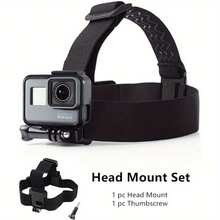 3/5/6件套运动相机配件胸带背心式头带，适用于Hero 13、12、11、10、9、8、7、6、5、4、Session、3+、3、Hero (2018)、Fusion、Osmo Action、AKASO等运动相机。 - 彩色 - 查看 10