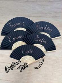 Customized Name LOGO White Wedding Paper Fan, White Invitation Card, White Classic DIY Paper Fan,Christmas ,Ornamental High-Quality Custom,Personalized,Unique Ideal Gifts For Her Boyfriend,Girlfriend For Anniversaries,For Valentine's Day,For Mother's Day,For Birthdays,For Father's Day,For Graduation,For Weddings,For Housewarming Mother's Day Graduation