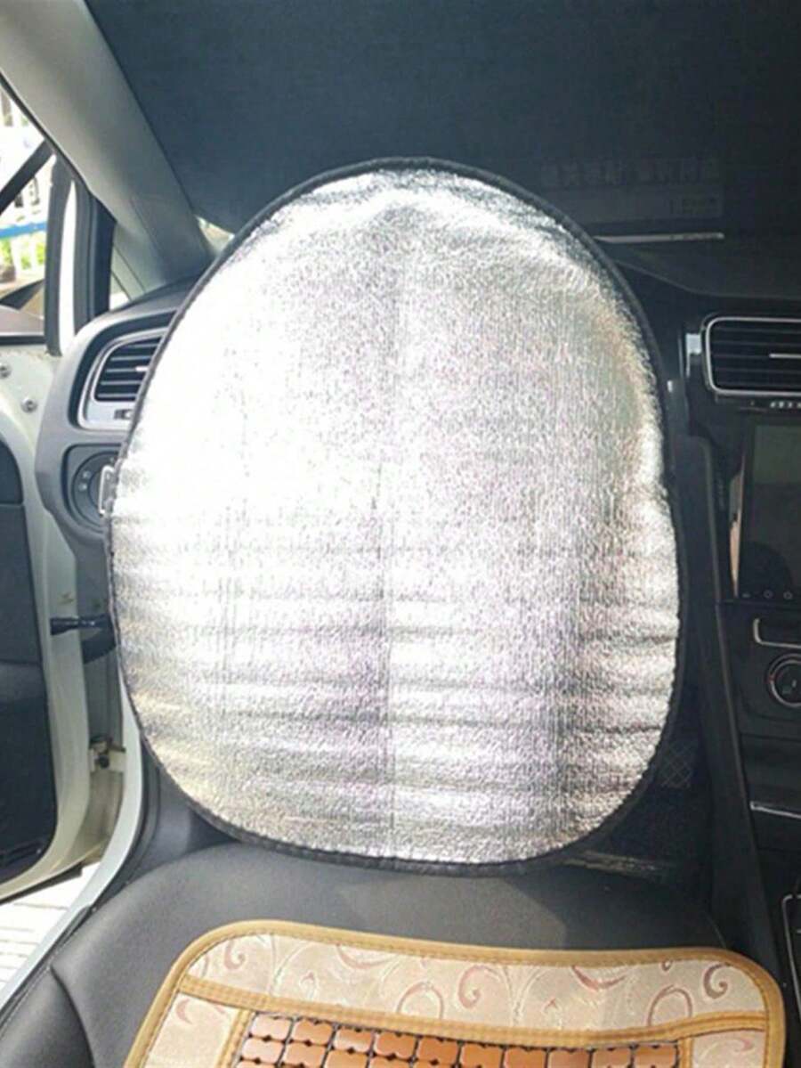 1 件汽车方向盘遮阳罩防晒罩车内夏季专用用品防晒降温隔热铝箔遮阳帘适用于所有 SUV、卡车和轿车,具有防紫外线和隔热功能 - 彩色 - 查看 1
