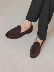 Herenschoenen in Britse stijl, verfrissend en ademend, comfortabel, minimalistische, veelzijdige, casual instappers voor buiten, modieuze niche voor jongeren, ademende, antislip, duurzame mocassins voor in de zomer.
