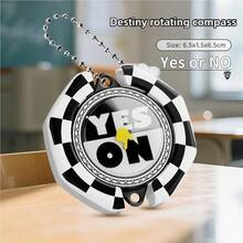 1pc Stress Relief Spinner Wheel Toy For Teenagers, Creative Decision Making Rotation Gadget Decorative Pendant Gift Toy, Suitable For Various Festivals, Ideal For People With Indecision - Multicolor - View 8